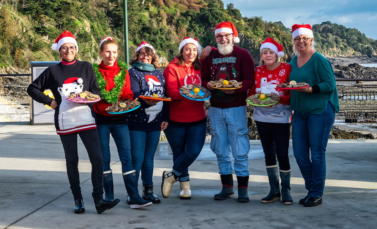 Marché aux huîtres Noel 2023