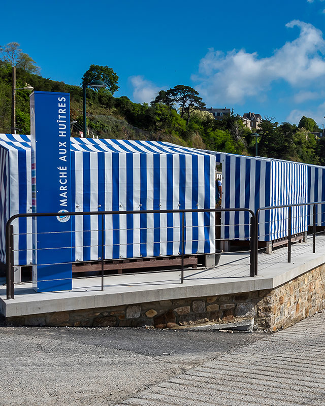 marché aux huîtres cancale